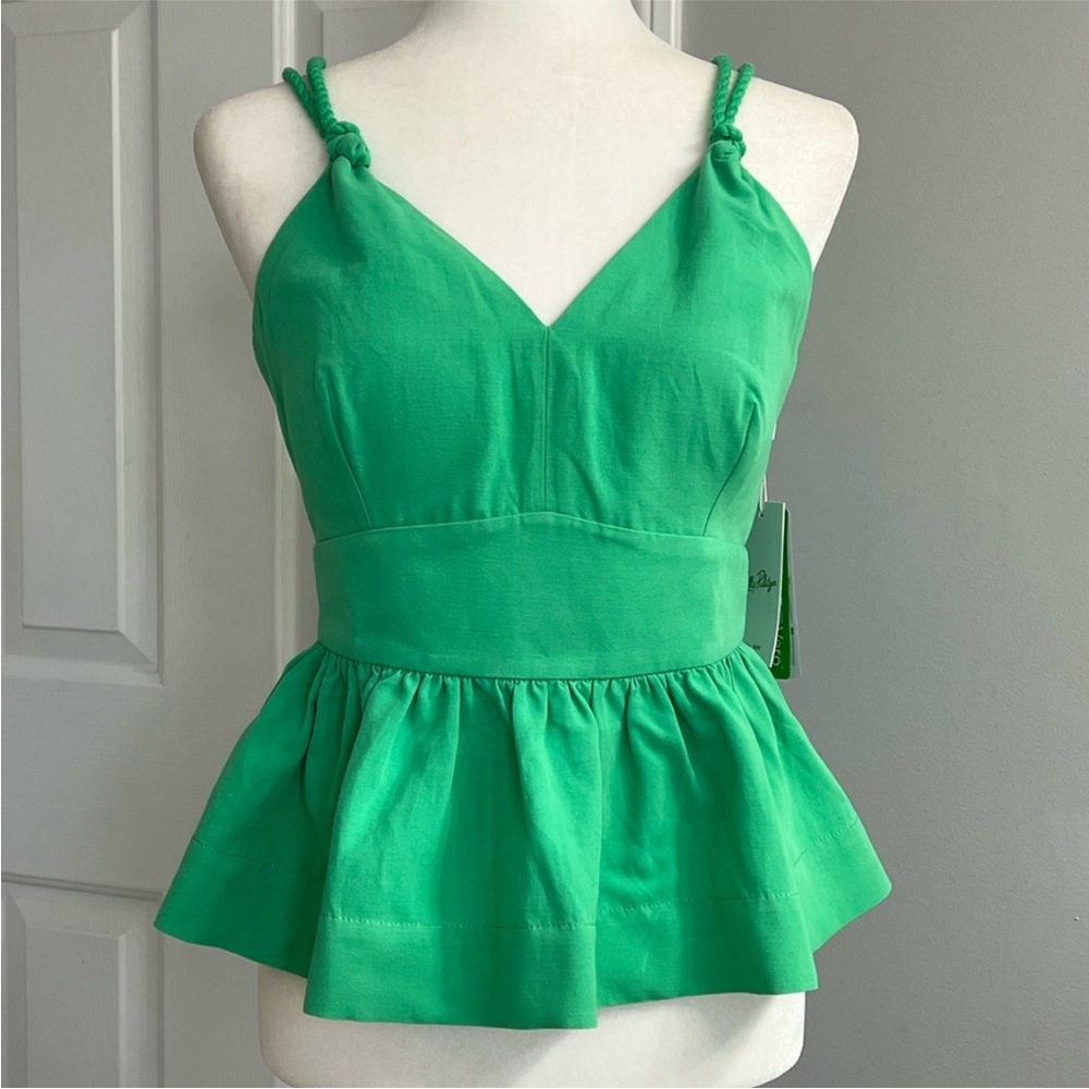 Lilly Pulitzer Green Peplum
Camisole Size 4